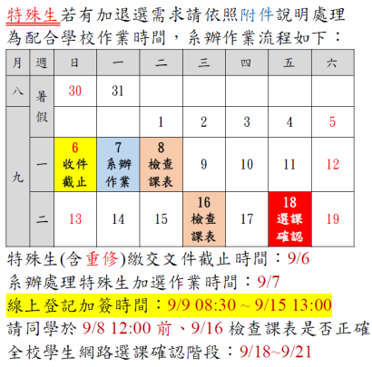 115-1選課注意事項